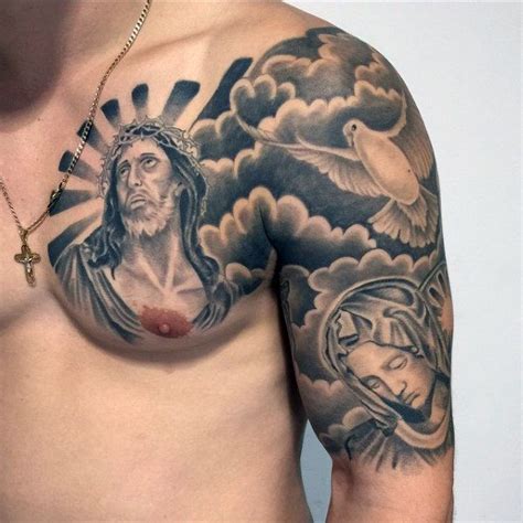 religious men tattoos|cool religious tattoos for guys.